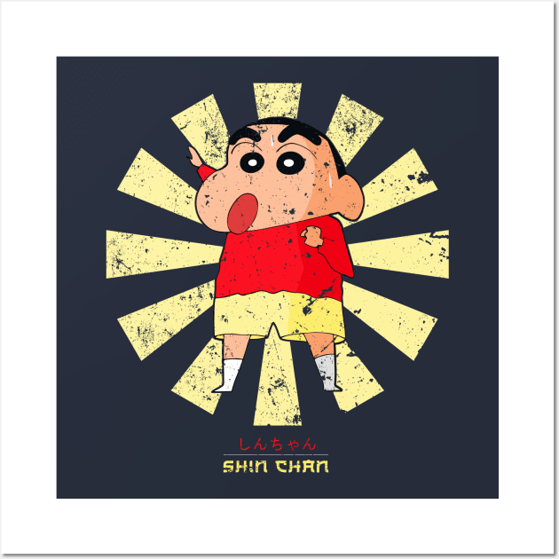 Crayon Shin Chan Retro Japanese Wall Art by Nova5